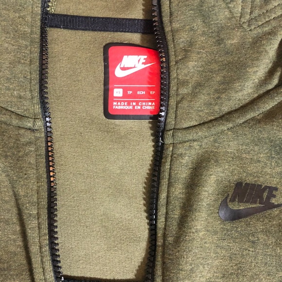 Nike | Sweaters | Nike Tech Pack Sweater Olive Green And Black | Poshmark